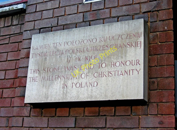 Photo 6"x4" Polish Millennium House - foundation stone, Bordesley Street, Digbeth, Birmingham Birmingham c2011