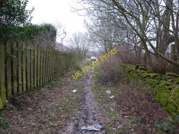 Photo 6"x4" Footpath between Marshall Avenue and Station Road, Huncoat Padiham c2011