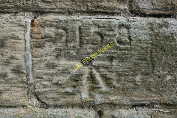Photo 6"x4" Bolt Bench Mark (close-up) Durham c2011
