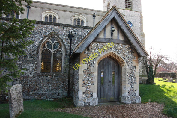 Photo 6"x4" St Laurence, Foxton - Porch Foxton\/TL4148 c2011