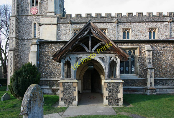 Photo 6"x4" St Peter & St Paul, Bassingbourn - Porch Bassingbourn c2011