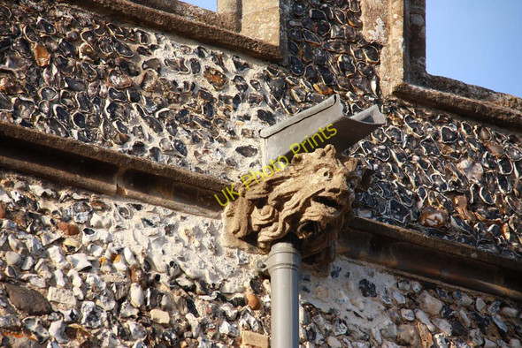 Photo 6"x4" St Peter & St Paul, Bassingbourn - Grotesque Bassingbourn c2011