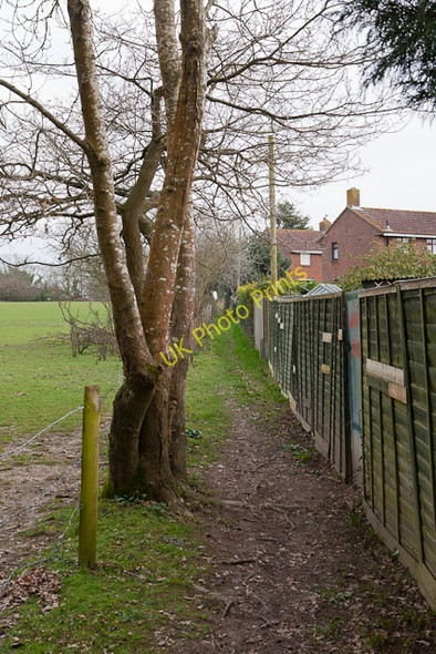 Photo 6"x4" Footpath from Home Covert to Redbridge Lane Totton c2011