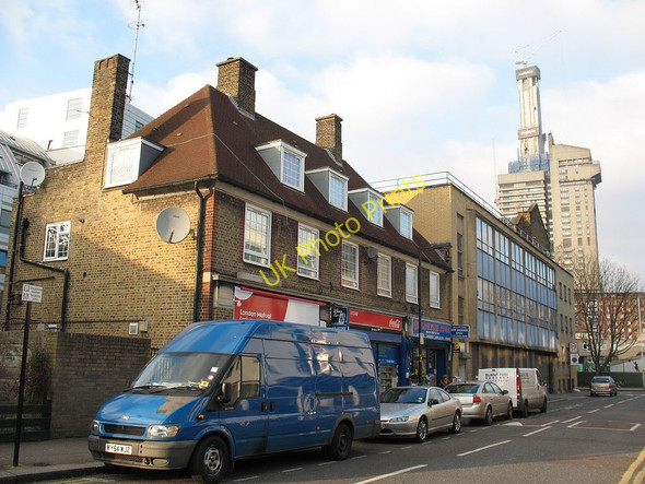 Photo 6"x4" Shops on Pilgrimage Street London c2011