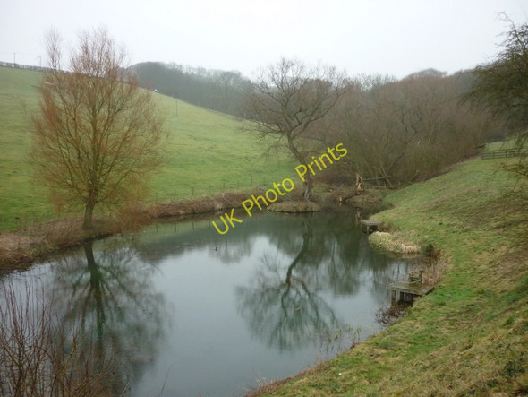 Photo 6"x4" The lake at Woodale Farm, Brantingham Brantingham c2011
