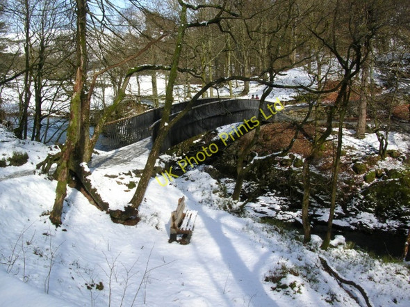 Photo 6"x4" New bridge above Skelwith Force Skelwith Bridge c2008