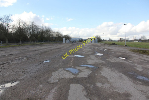 Photo 6"x4" Structures on the runway Chilton\/SU4885 c2011