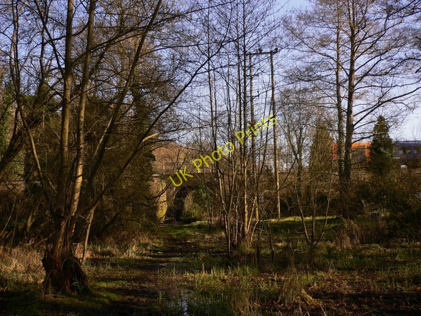 Photo 6"x4" Muddy path to railway bridge in Milford Godalming c2011