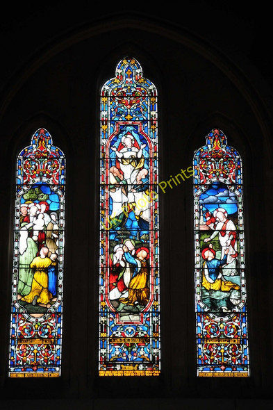 Photo 6"x4" East window, Binton church Binton c2011