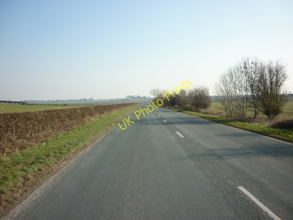 Photo 6"x4" The B1248 towards Wetwang Fimber c2011