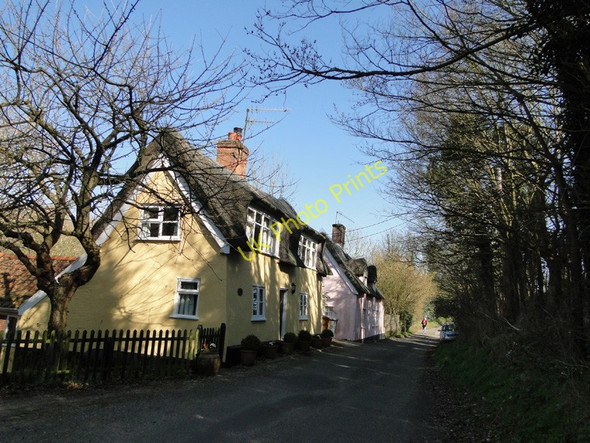 Photo 6"x4" Houses in Sandy Lane, Sternfield Saxmundham c2011