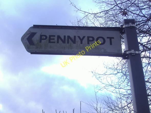 Photo 6"x4" Fingerpost on A319 Chobham Brook Place\/SU9561 c2009