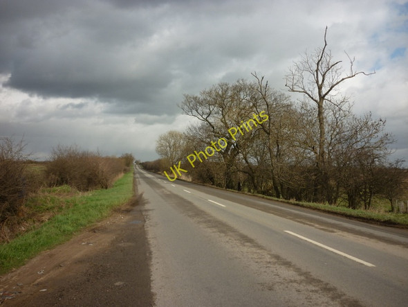 Photo 6"x4" Bawtry Road east towards Misson Austerfield c2011