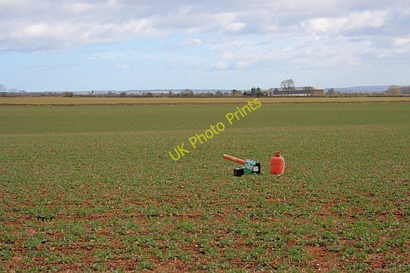 Photo 6"x4" Bird Scarer in a Field Ebberston c2011