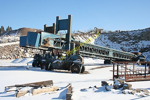 Photo 6"x4" Craigenlow Quarry: Machinery Old Kinnernie c2008