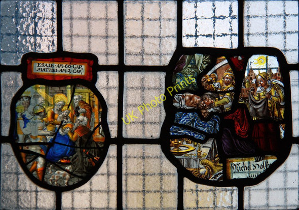 Photo 6"x4" All Saints, Fulham High Street - Stained glass window Fulham c2011