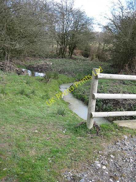 Photo 6"x4" Brook about to pass under bridge Eastnor c2008