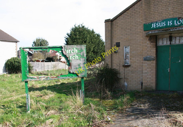 Photo 6"x4" Uniting Church, Connington Crescent, Chingford Hatch - Nitice board Chingford c2011