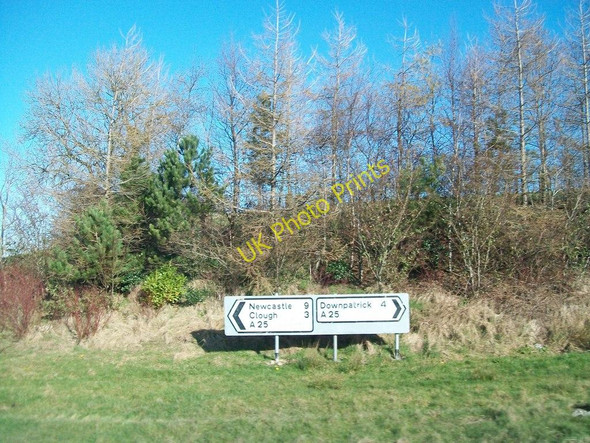 Photo 6"x4" Direction signs on the Ballydugan Road opposite the junction with Ballykilbeg Road Annadorn c2011