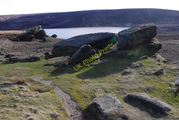 Photo 6"x4" Shuttleworth Moor Widdop Resr c2011