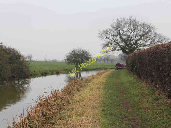 Photo 6"x4" Ashby canal south of Lime Kilns bridge Sketchley c2011