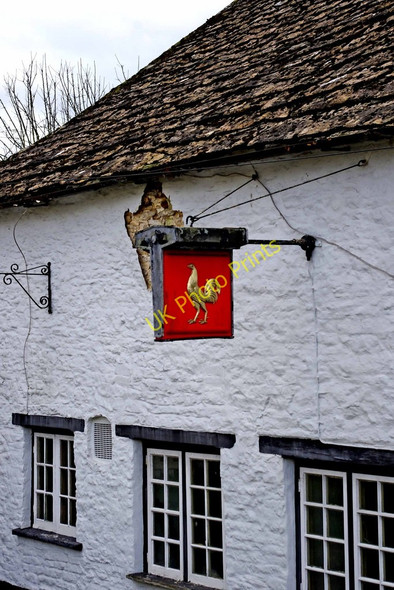 Photo 6"x4" Axe & Compass (4) - Courage sign, High Street, Kempsford Dunfield\/SU1497 c2011