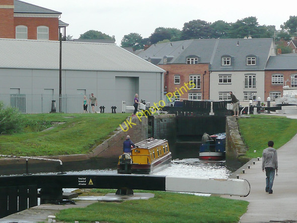 Photo 6"x4" Diglis Top Lock in Worcester Worcester c2010