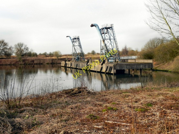 Photo 6"x4" Davyhulme Wastewater Treatment Works - Wharf and Sludge Hoppers Urmston c2011