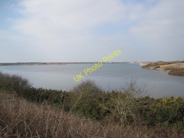 Photo 6"x4" Hodbarrow Lake and Nature Reserve Millom c2011