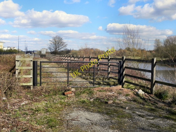 Photo 6"x4" Path By The Ship Canal Cadishead c2011