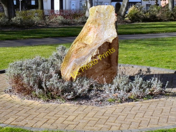 Photo 6"x4" Rock Feature, Cadishead Park Irlam c2011