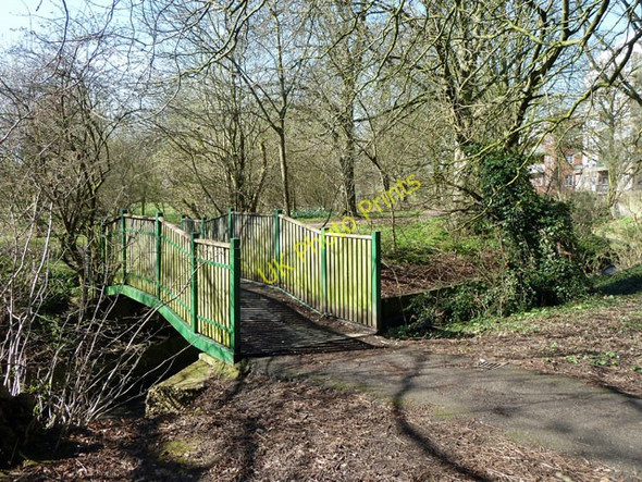 Photo 6"x4" Bridge over Mutton Brook Finchley c2011