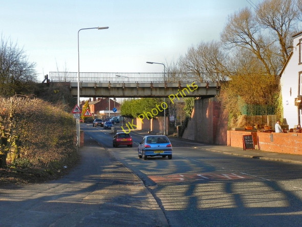 Photo 6"x4" Railway Bridge At Glazebury Fowley Common c2011