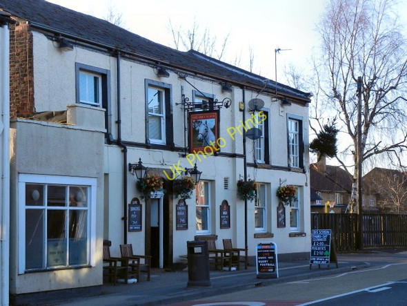 Photo 6"x4" The Grey Horse, Glazebury Glazebury c2011