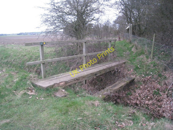 Photo 6"x4" Footbridge on the Barnetby to Wrawby footpath Barnetby le Wold c2011