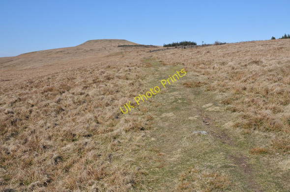 Photo 6"x4" Approaching Pen y Gadiar Fawr Capel-y-ffin c2011