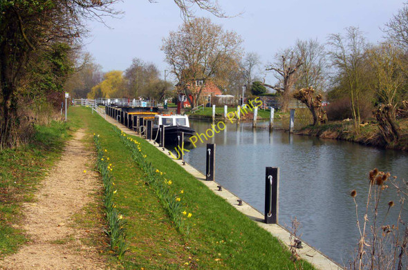 Photo 6"x4" Moorings by Clifton Lock Clifton Hampden c2011