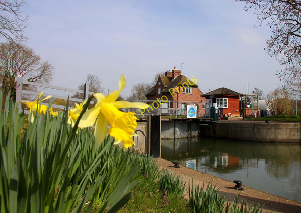 Photo 6"x4" Clifton Lock on the Thames Clifton Hampden c2011