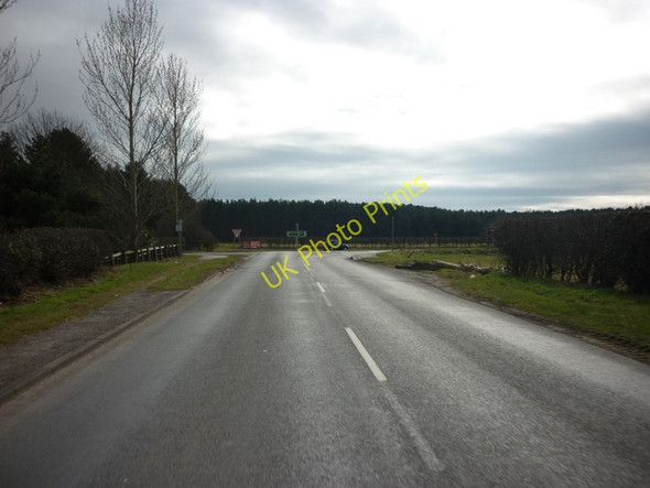 Photo 6"x4" Malton Road joins the A64 West Knapton c2011