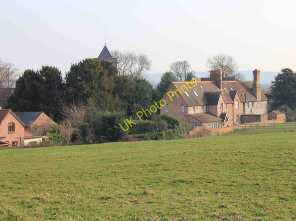 Photo 6"x4" View from footpath from Harbury Gross Green c2011