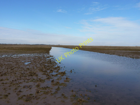 Photo 6"x4" A marshy inlet on the beach Rimac c2011