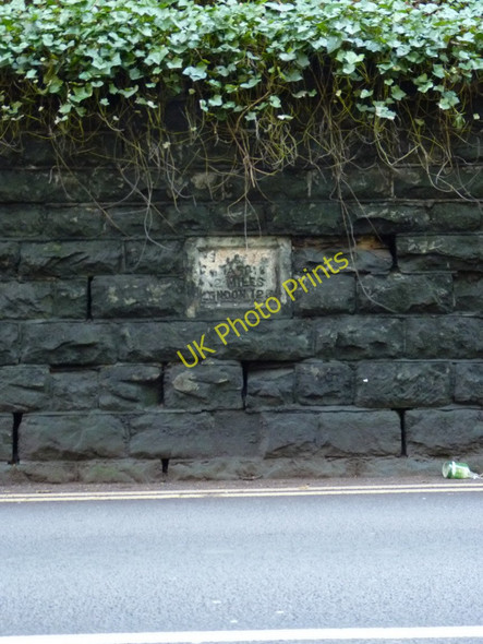 Photo 6"x4" Tettenhall Rock milestone - detail Stockwell End c2011