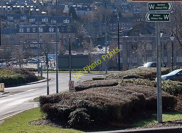 Photo 6"x4" Borders Abbeys Way signs, Hawick Hawick c2011