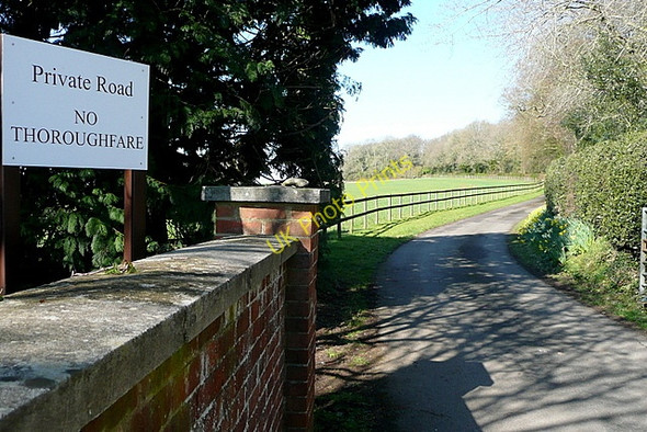 Photo 6"x4" Entrance to Merdon Manor Farm Upper Slackstead c2011