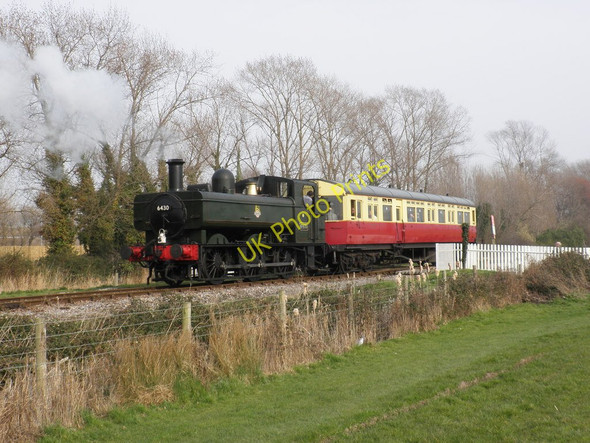Photo 6"x4" Steam auto-train leaves Minehead, with a shuttle service for Dunster Minehead c2011