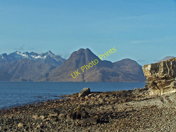 Photo 6"x4" View from the beach at Elgol Elgol c2011