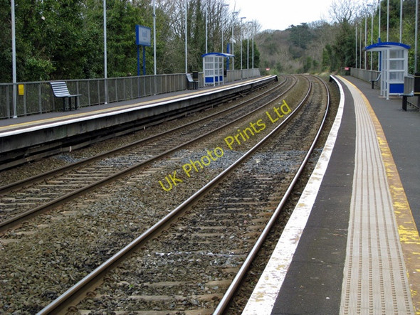 Photo 6"x4" Seahill Railway halt Helen's Bay c2008