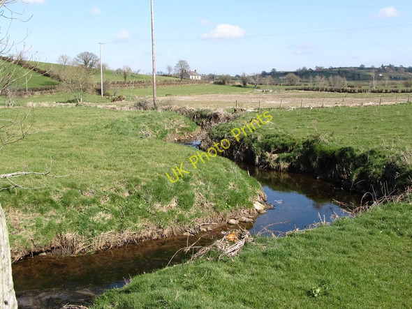 Photo 6"x4" The meandering Muddocks River above Poags Bridge Ballyward c2011