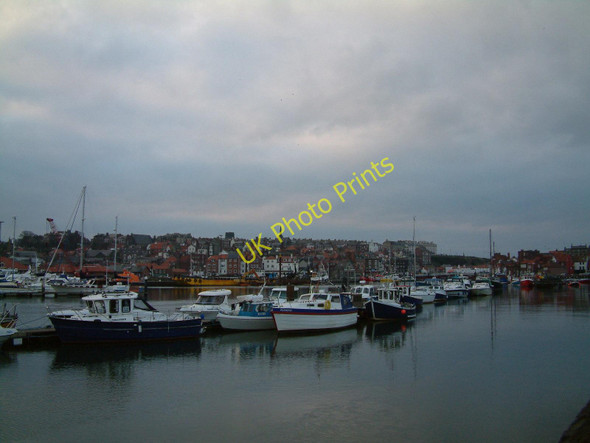 Photo 6"x4" The River Esk and marina with boats at moorings in Whitby Whitby\/NZ8910 c2011