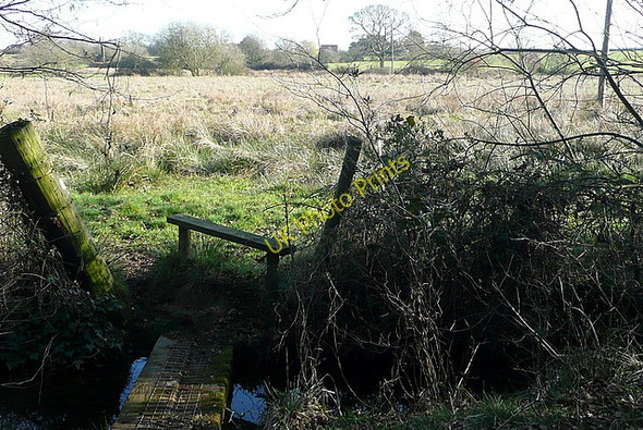 Photo 6"x4" Footpath to North Baddesley Bucket Corner c2011